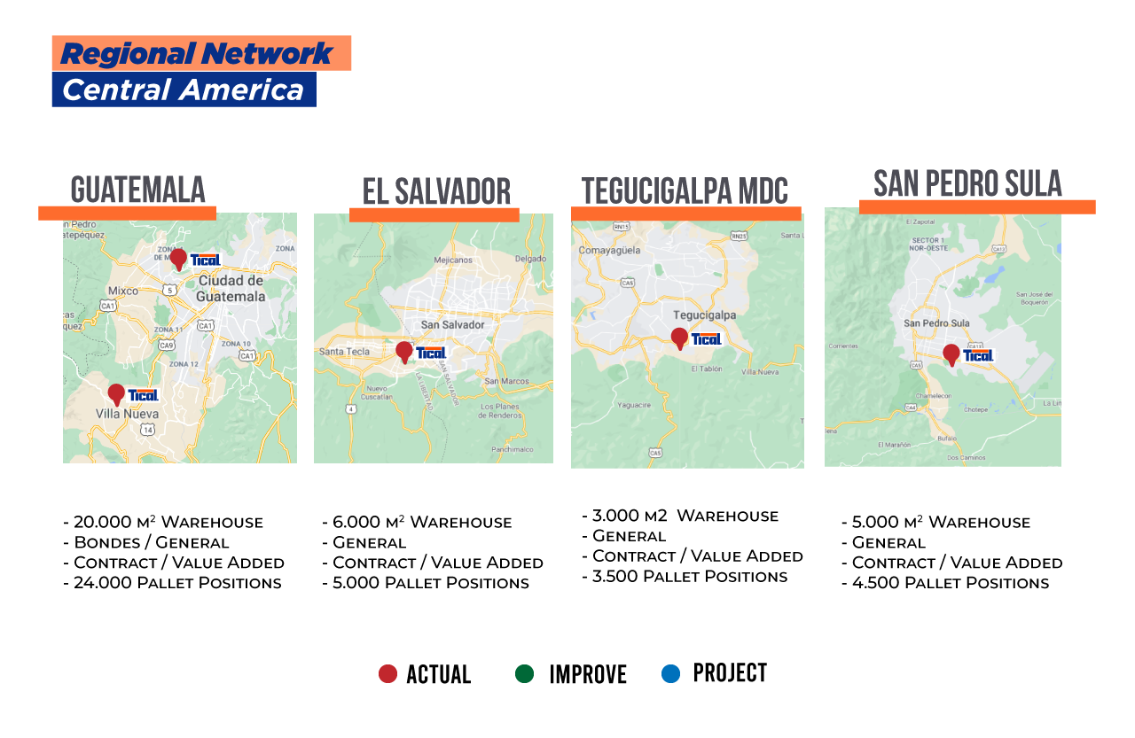 Tical Regional Network Central America Guatemala El Savador Tegucigalpa MDC San Pedro Sula